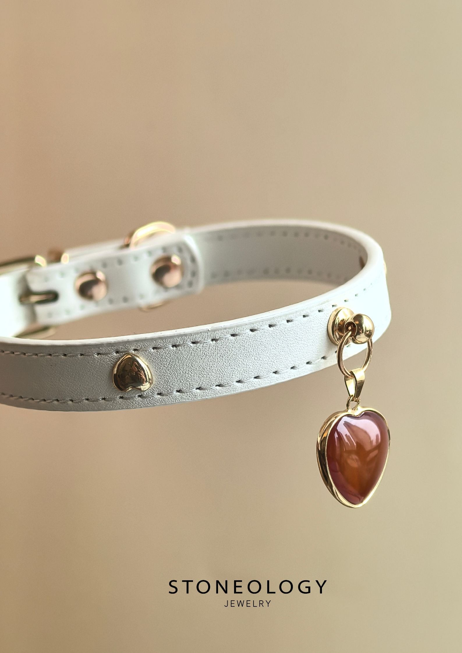 Crystal Pet Collar - Agate