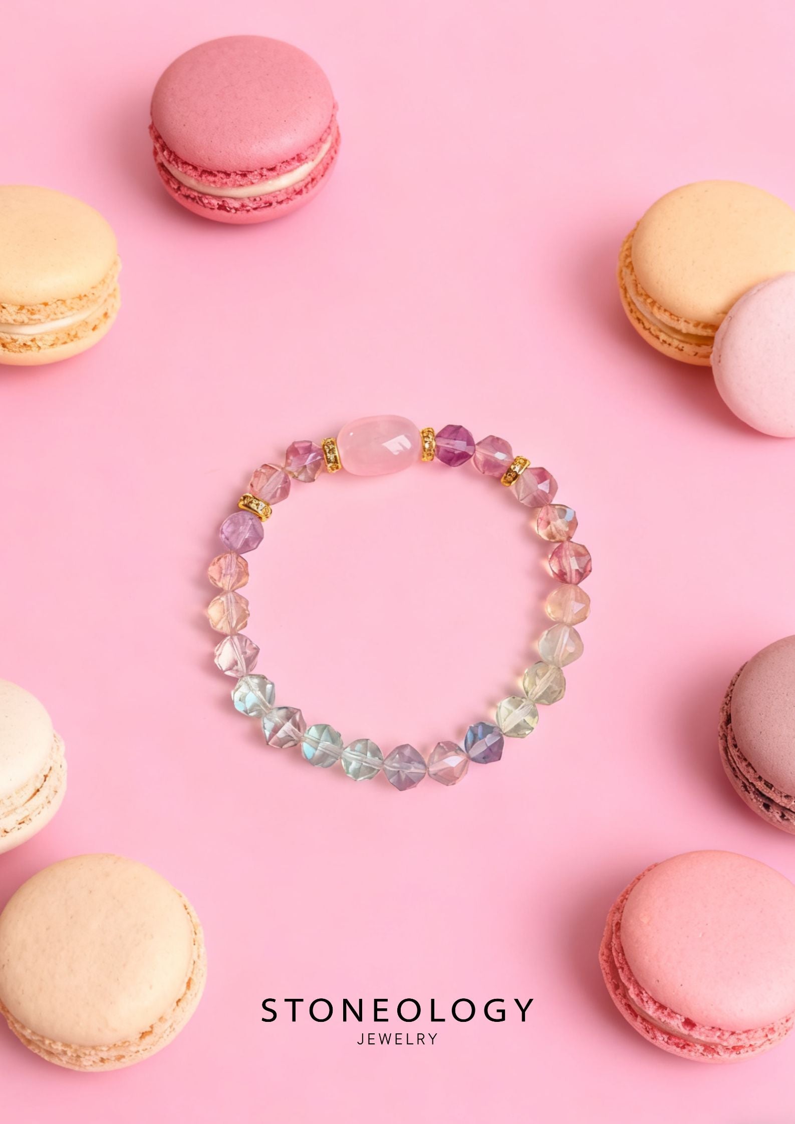 Doughnut Fluorite Bracelet